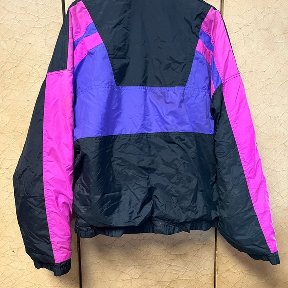 Vintage puma Black and Purple ski  Jacket medium - Picture 5 of 6